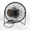 USB Table Desk Personal Metal Electronic Fan, Compatible with Computers, Laptops, Student Dormitory, Suitable For Office, School Use (1 Pc)