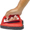 Brush with abrasive scrubber for tough stains