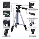 6253 Universal Lightweight Tripod with Mobile Phone Holder Mount & Carry Bag for All Smart Phones 