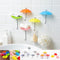 9063 Multipurpose Umbrella Key Hat Holder Wall Hanging Hook Multicolor 