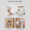 Heavy-duty wall hook with clear adhesive backing