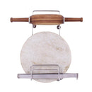 7069 Chakla Belan Stand for Kitchen with Stainless Steel 