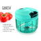 Ganesh Quick Vegetable Chopper, 725 ml, shown from multiple angles.