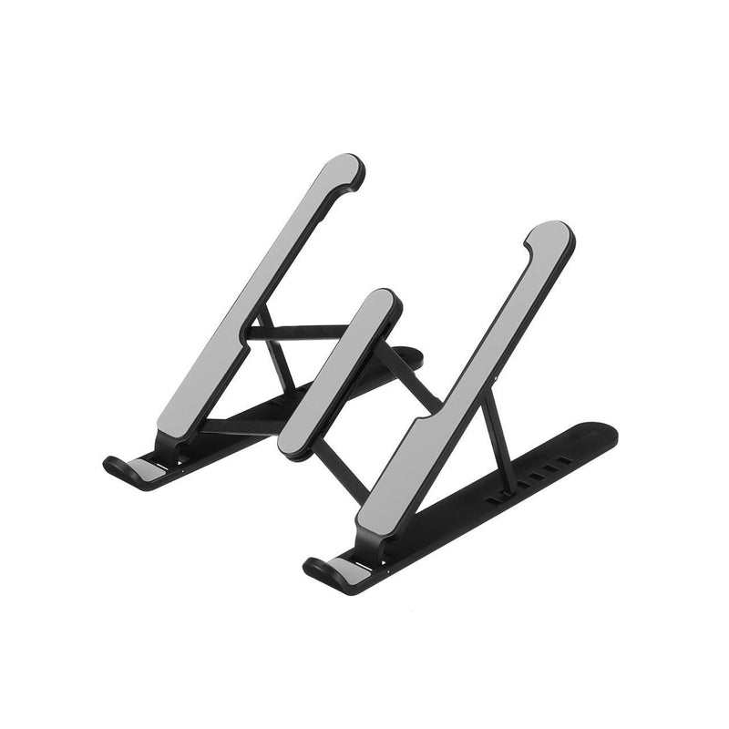 Adjustable laptop stand with ergonomic height settings