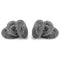 Set of 6 stainless steel scourers for tough cleaning jobs in the kitchen. Durable and rust-resistant.