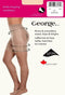 GEORGE Ladies Value Sheer Leg Reinforced Toe Pantyhose