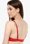 Smooth  Hot Red Bridal Bra (Pk Of 2)