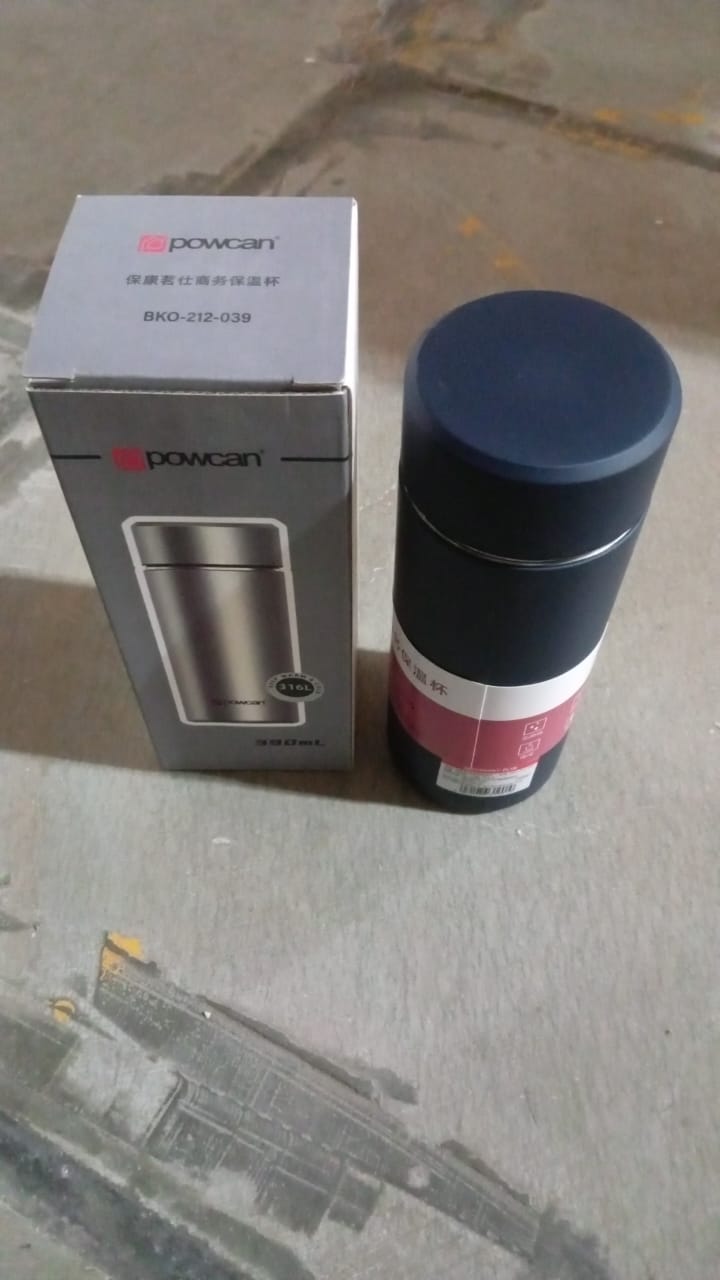 Stainless Steel Double Wall Water Bottle (390 ML)