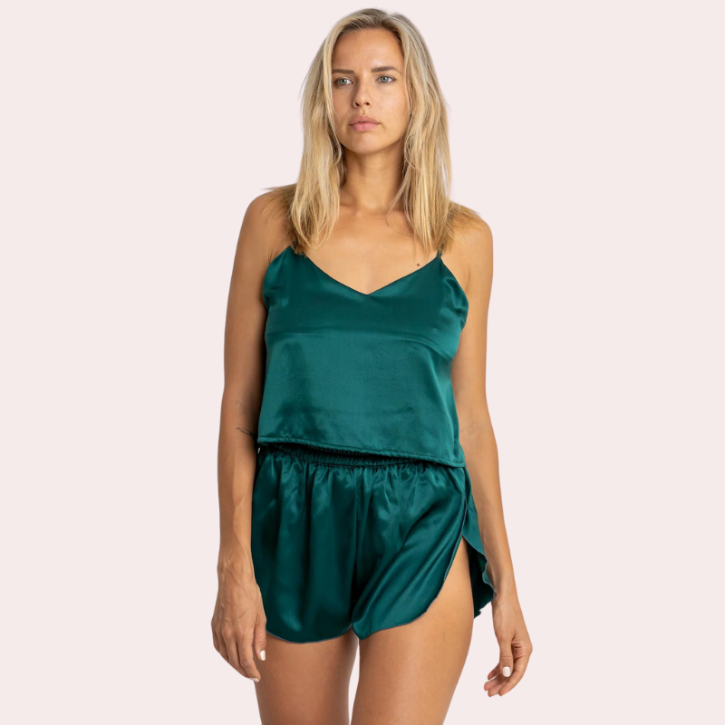 Silk Honeymoon Cami and Shorts Set for Her