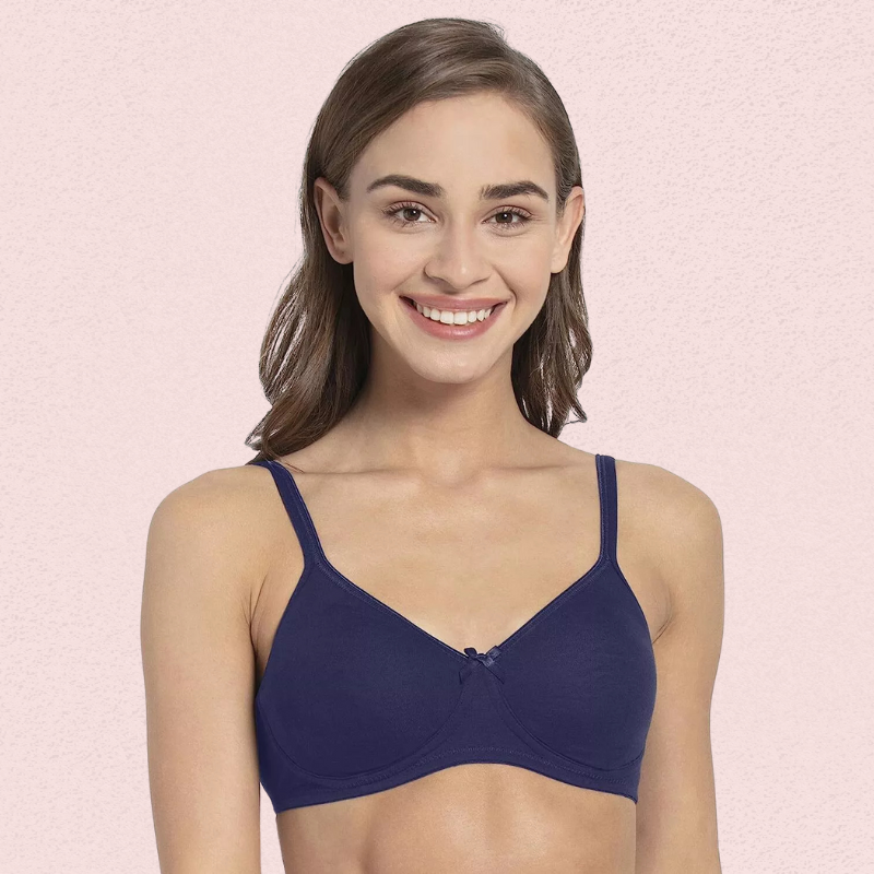Women Cotton All-Day Wear Bra – Non-Wired, 2-Pack