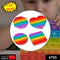 4755 MIX PATTERN RAINBOW COLOR PUSH POP BUBBLE FIDGET SENSORY TOY (ONLY 1PC)