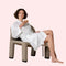 Elegant Natural Genova Linen Bath Robe