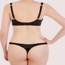 Hot  Black Push Up Bra And Thong Set