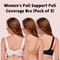 Women Full Support Full Coverage Bra (Pack of 3)