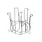 Glass stand made of stainless steel for kitchen or dining