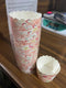 Assorted color disposable paper cups for beverages