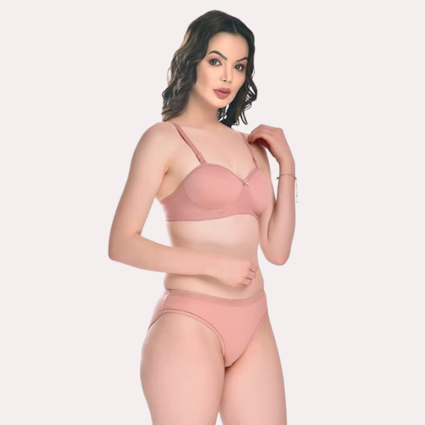 Padded Cotton Bra Panty Set for a  You (2 pack)