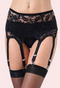 Lace Garter Belt with Six Straps- Value Lingerie