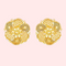 Pack of 2 Gold Finish Traditional Earrings Set for Women