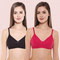 Women Cotton Non-Padded Seamless Bra Set (Pack of 2)