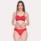 Padded Cotton Bra Panty Set for a  Look (2 pack)