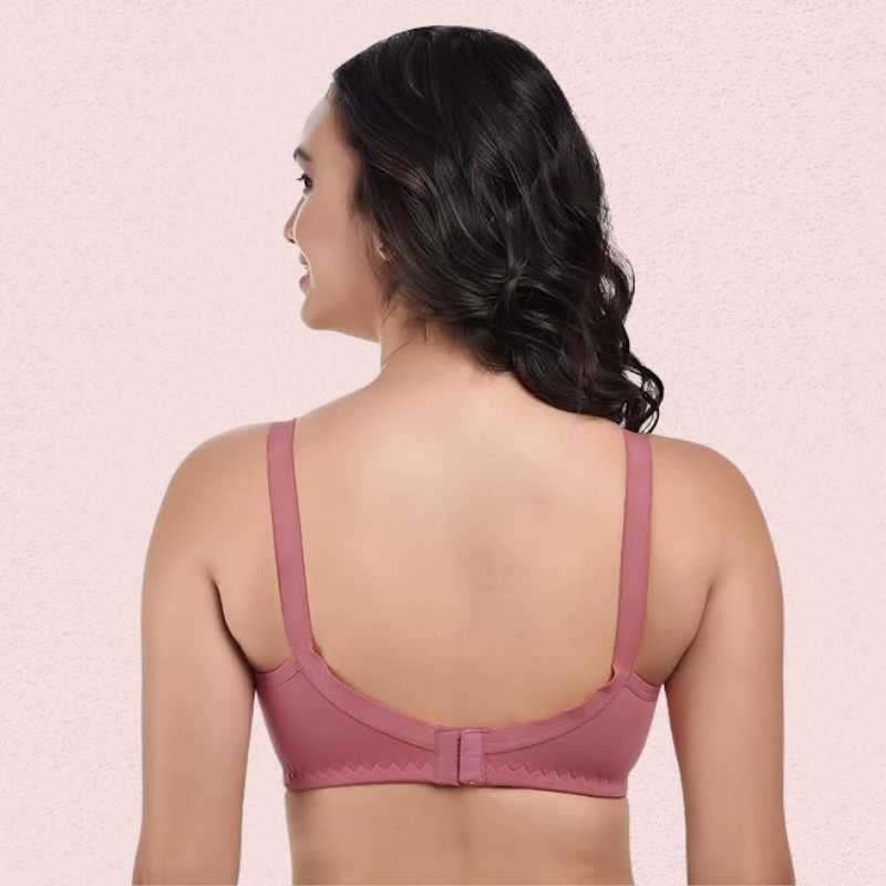 Women Cotton Non-Padded Wire-Free Bra Pack of 3
