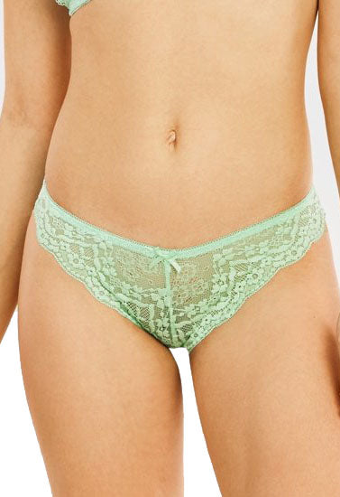 2 Pack  Cheeky Back Lace Thong Panties