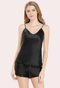 Silk Cami and Shorts Sleepwear Set