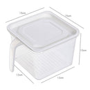 2366 Square Food Storage Containers With Handle (1 PC) - 