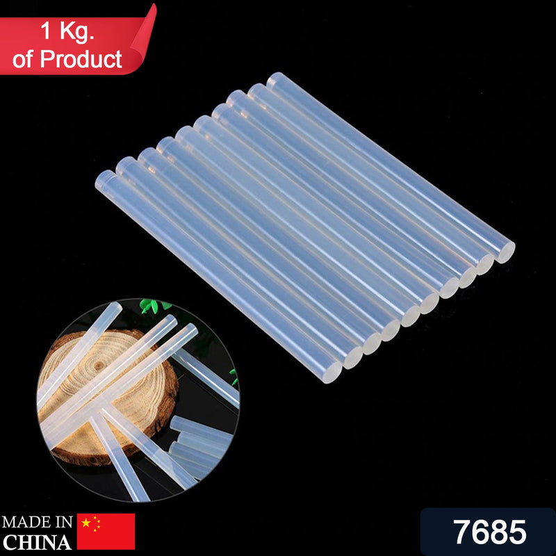 7685 Glue Sticks for Craft and Art Decoration Craft Work Multi-Purpose Transparent HOT MELT Glue Sticks ( 1 Kg ) 