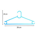 1390 Plastic Clothes Hanger (Set of 6 Pieces) - 