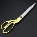 1546 Stainless Steel Tailoring Scissor Sharp Cloth Cutting for Professionals (8.5inch) (Golden) - DeoDap