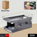 5234 Fridge Organizer Fridge Shelf Holder 2 Tiers for Cabinet Fridge Drawer 