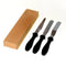 1126 Multi-function Cake Icing Spatula Knife - Set of 3 Pieces - 