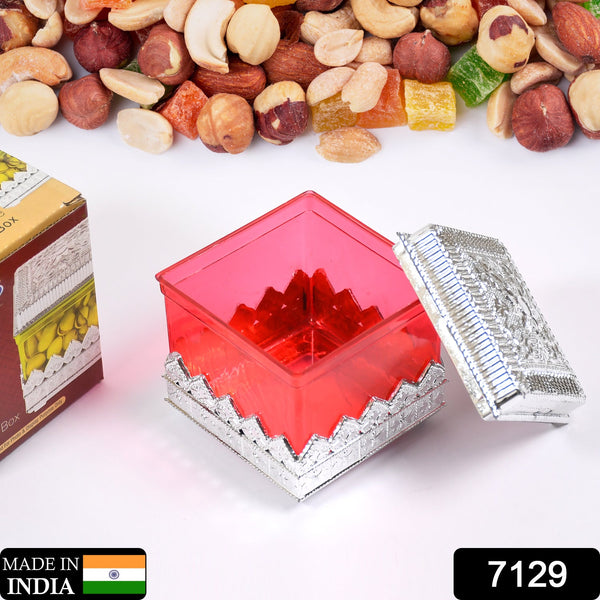 7129 RUBY DRYFRUIT STORAGE CONTAINER  ATTRACTIVE DESIGN BOX FOR HOME , GIFTING & KITCHEN USE 