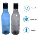 2312 Unbreakable & Leak-Proof Plastic Diamond Round Water Bottle (1100Ml) - 