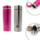 6412  Stainless Steel Water Bottle Carry hot or cold water for long time (Design May Vary)  