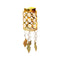 7266 Fancy Golden Diamon Jhoomer For Home Decoration 
