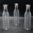 7116  Water Bottle With Diamond Cut Used By Kids, Children's  ( 3 pcs ) 