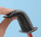 1410 Silicone Toilet Brush with Holder Stand  for Bathroom Cleaning - 