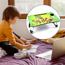 7695 Ben 10 Design Foldable Bed Study Table Portable Multifunction Laptop Table Lapdesk for Children Bed Foldable Table Work Office Home with Tablet Slot & Cup Holder 