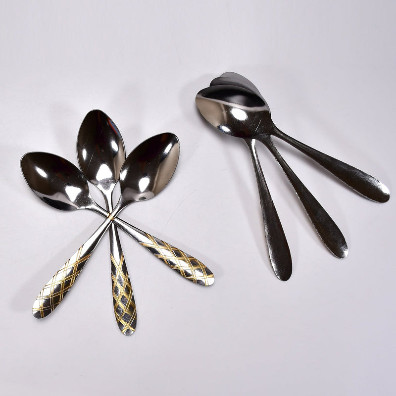 2623 Big Stainless Steel Dinner Spoon/Table Spoon (set of 6pc) 