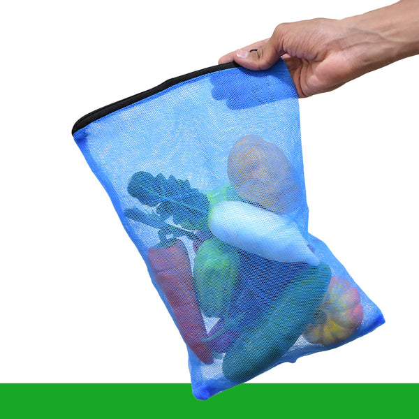 7072 Food Covers Fridge Storage Bag for Vegetables and Fruits with Zipper 