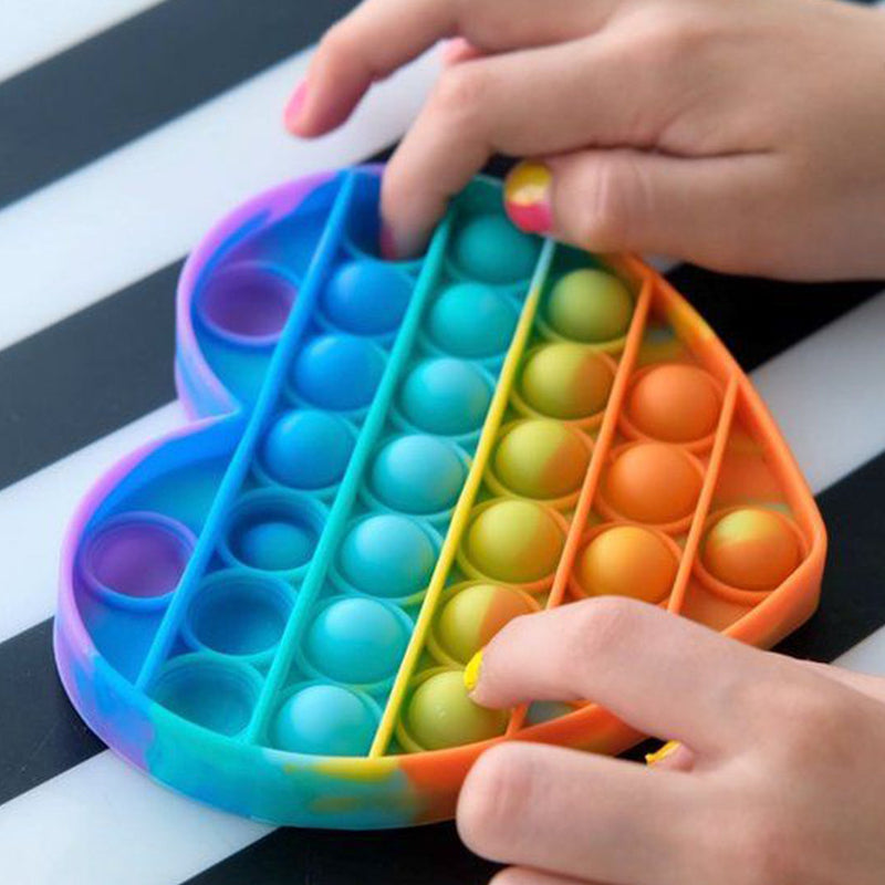 4608A Rainbow H Fidget Toy used in all kinds of household places specially for kids and children’s for playing purposes.  