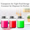 2376 Transparent Air Tight Food Storage Container Jar Dispenser for Kitchen - 