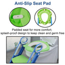 1483 2 in 1 Training Foldable Ladder Potty Toilet Seat for Kids