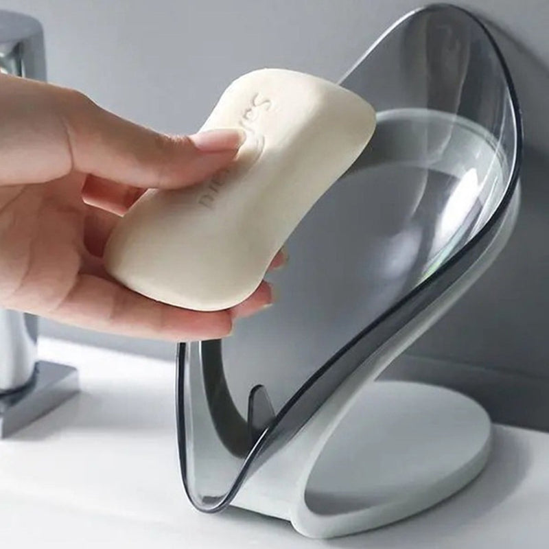 4794 New Leaf Soap Box used in all kinds of household and bathroom places as a soap stand and case.  