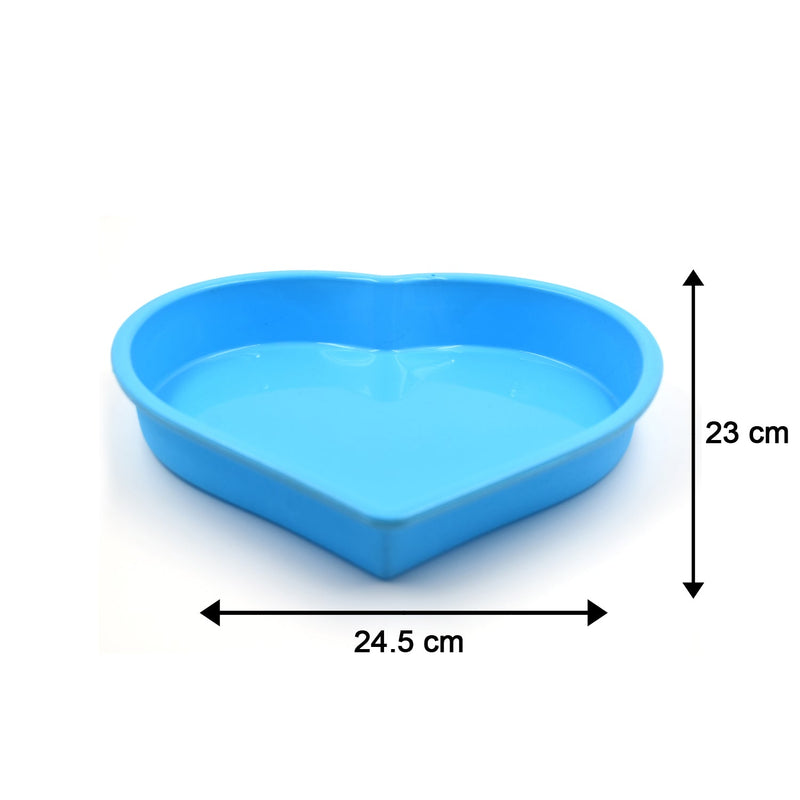 8064 Silicone Heart Shape Silicone Bakeware Cake Mold Cupcake/Muffin Mould  (Pack of 1)