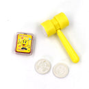 4810 Hammer Stamps 4 pieces - Smile Face 2 Hammer Seal Stamps with Small Hammer for Kids Theme Stamps for School Craft & Prefect Gift for Teachers, Parents and Students (Multicolor)  