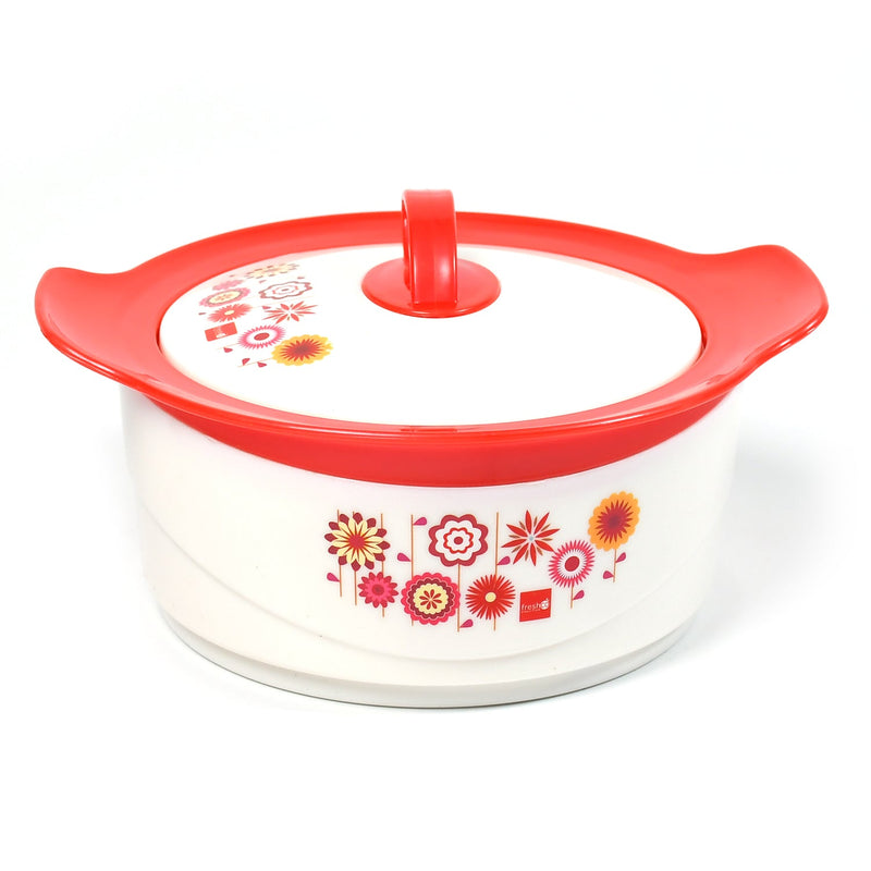 5282 Steel Hot & Cold Casserole, 1200 ml, | PU Insulated | BPA free |  Food Grade | Easy to Carry | Easy to Store | Ideal For Chapatti | Roti | Casserole For Home & Kitchen Use 